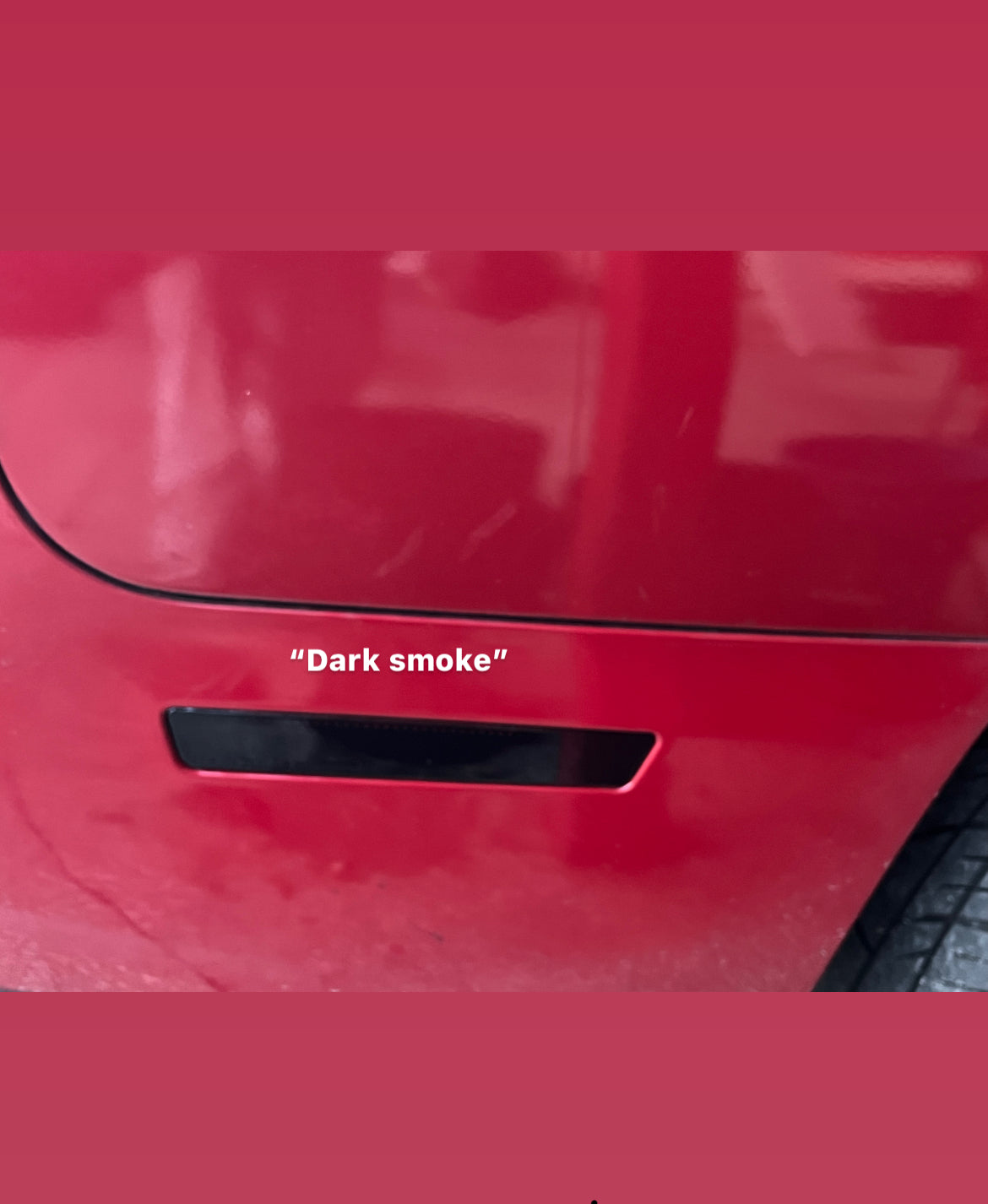 Wrapped Headlights or tail lights