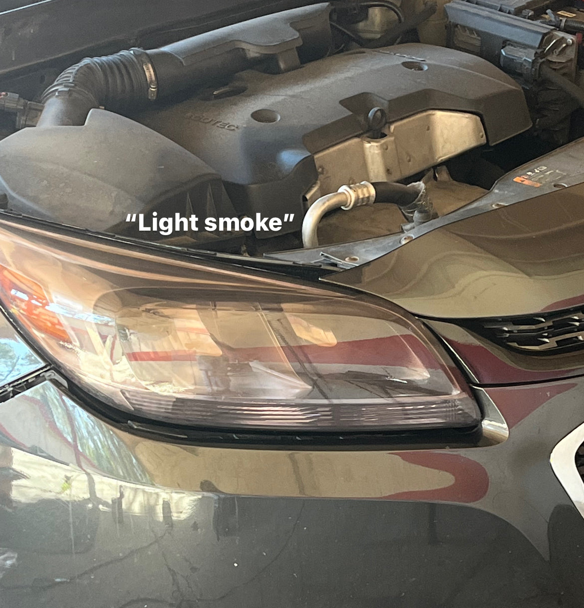 Wrapped Headlights or tail lights