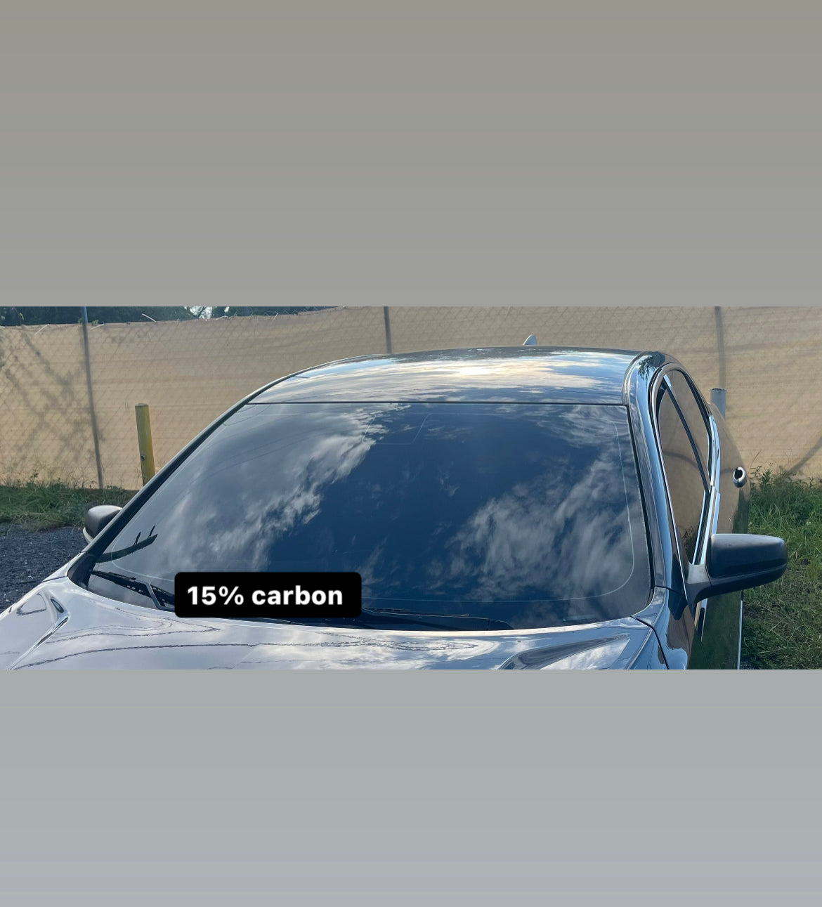 Full front windshield tint(Carbon series)